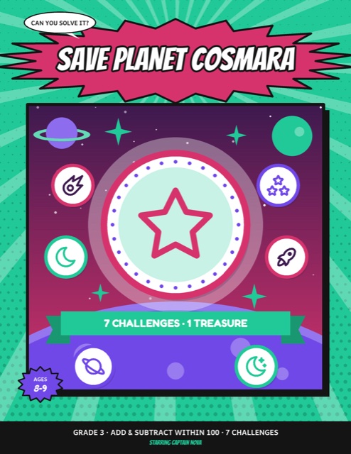 Comic burst design, Candy colours.